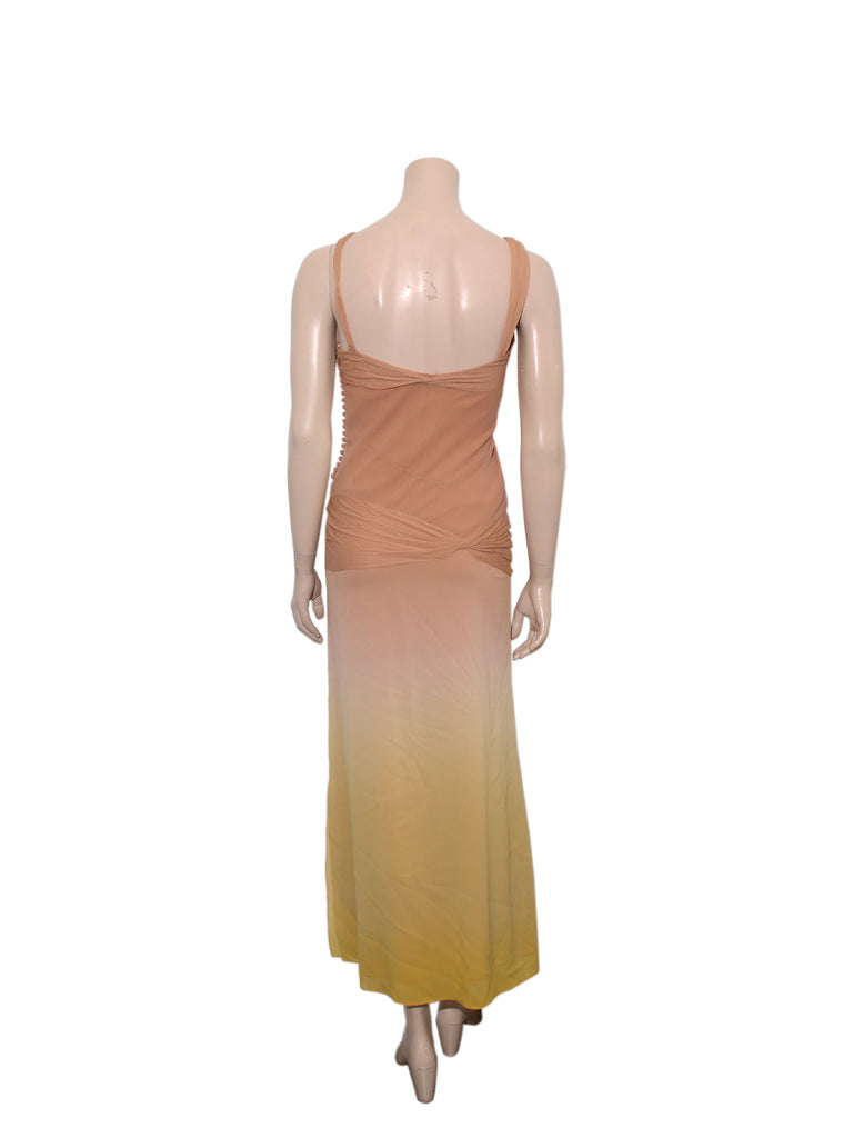 Christian Dior Silk Ombré Gown