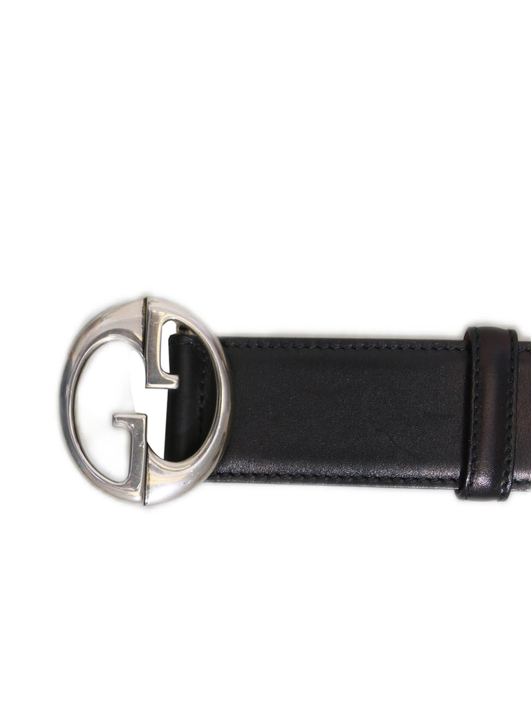 Gucci 1973 Logo Leather Belt