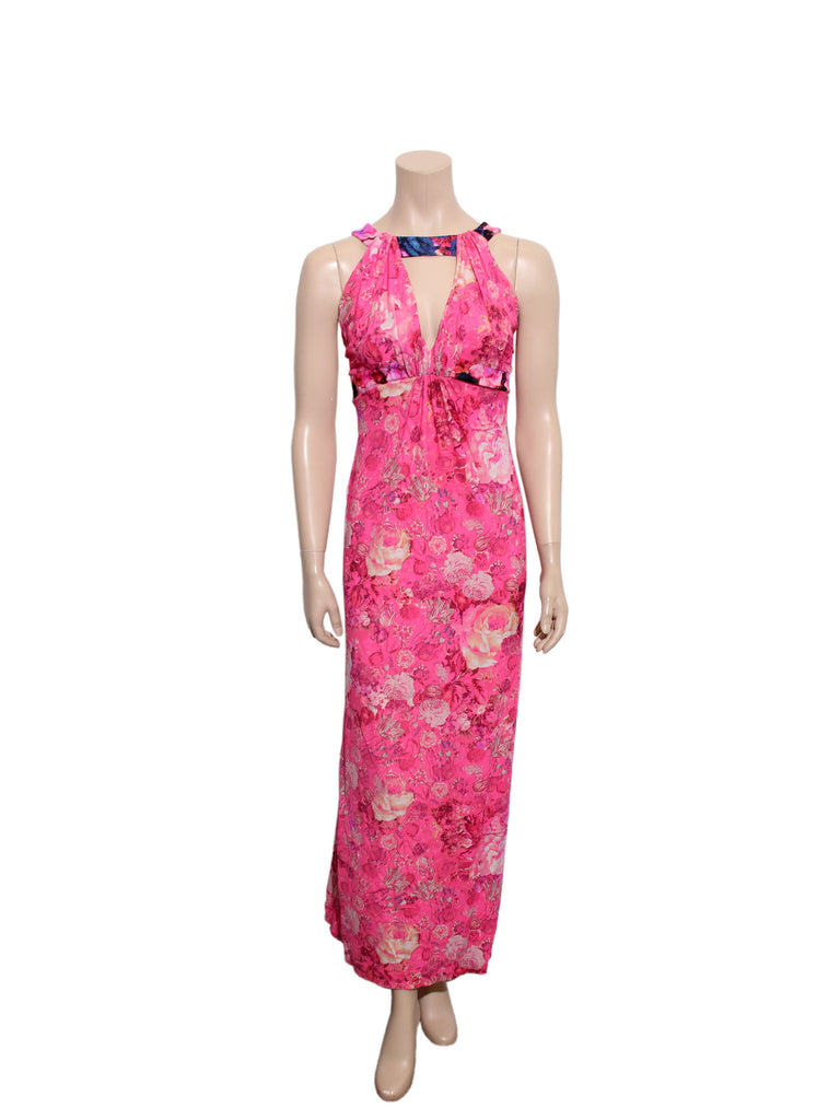Roberto Cavalli Floral Jersey Dress