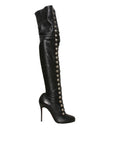Ronfifi Supra 100 Leather Thigh-High Boots