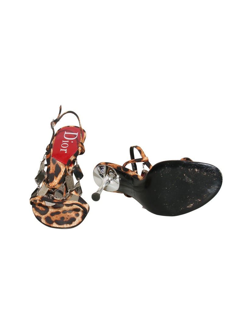 Christian Dior Leopard Sandals