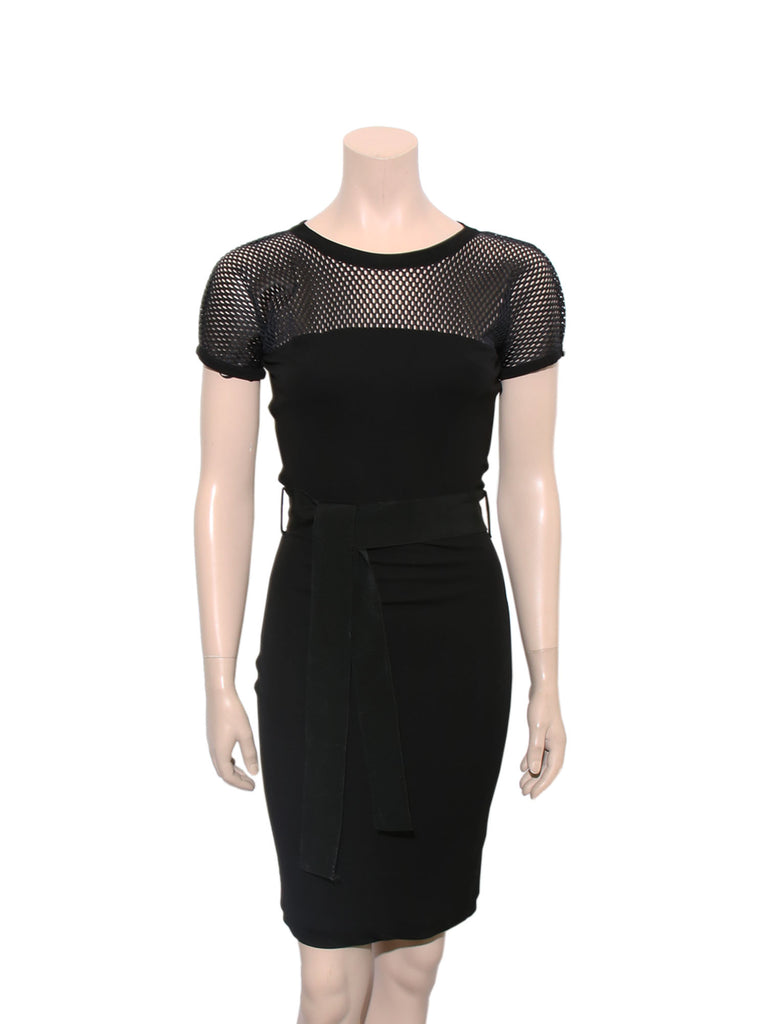 Gucci Mesh-Accented Dress