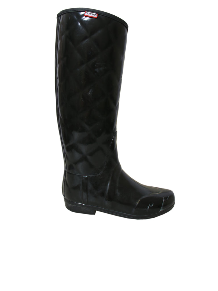 Hunter Quilted Rubber Rain Boots