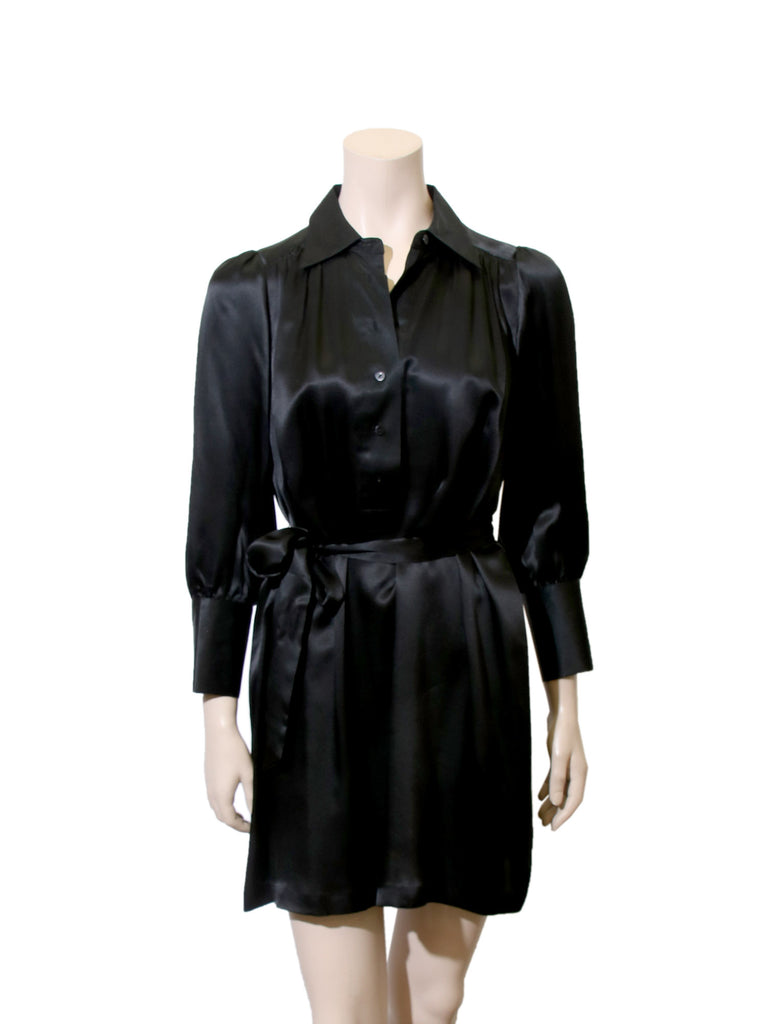 halston heritage satin dress Halston Heritage | 6