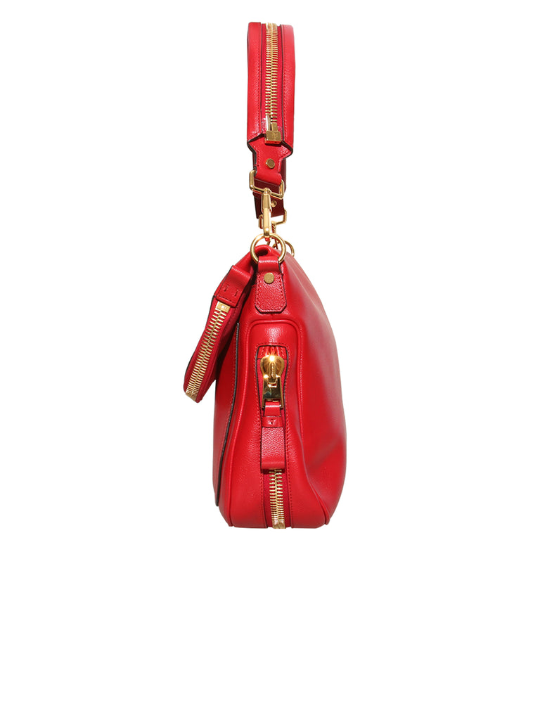 Jennifer leather handbag Tom Ford Red in Leather - 4871180