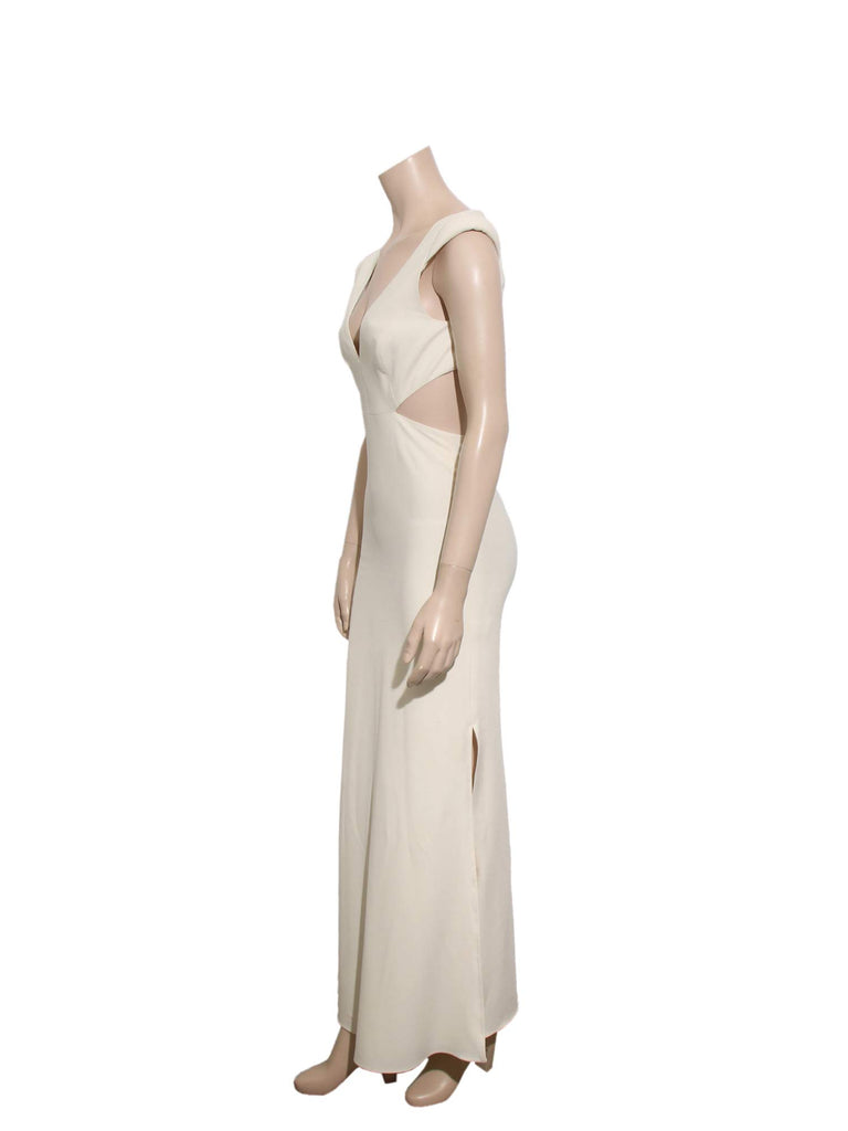 Halston Heritage Cut-Out Gown