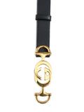 Gucci Logo Leather Belt