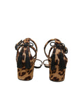 Aquazzura Ponyhair Leopard Sandals