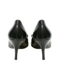 Salvatore Patent Leather Peep-Toe Pumps