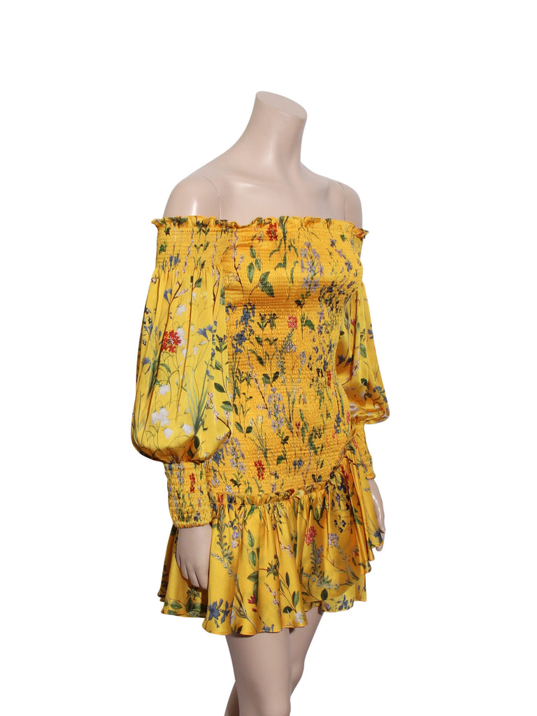 Gemina Off-Shoulder Floral Dress