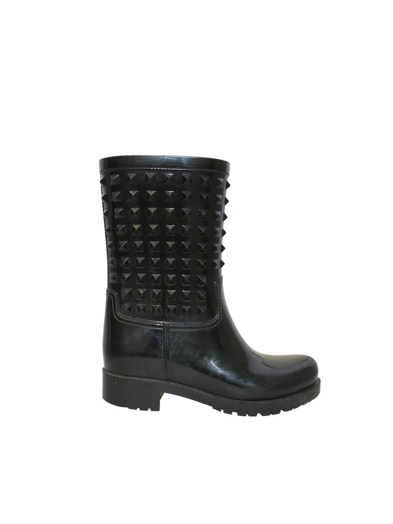 Valentino Rockstud Rubber Rain Boots