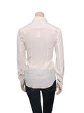 Yves Saint Laurent Vintage Silk Front-Tie Blouse