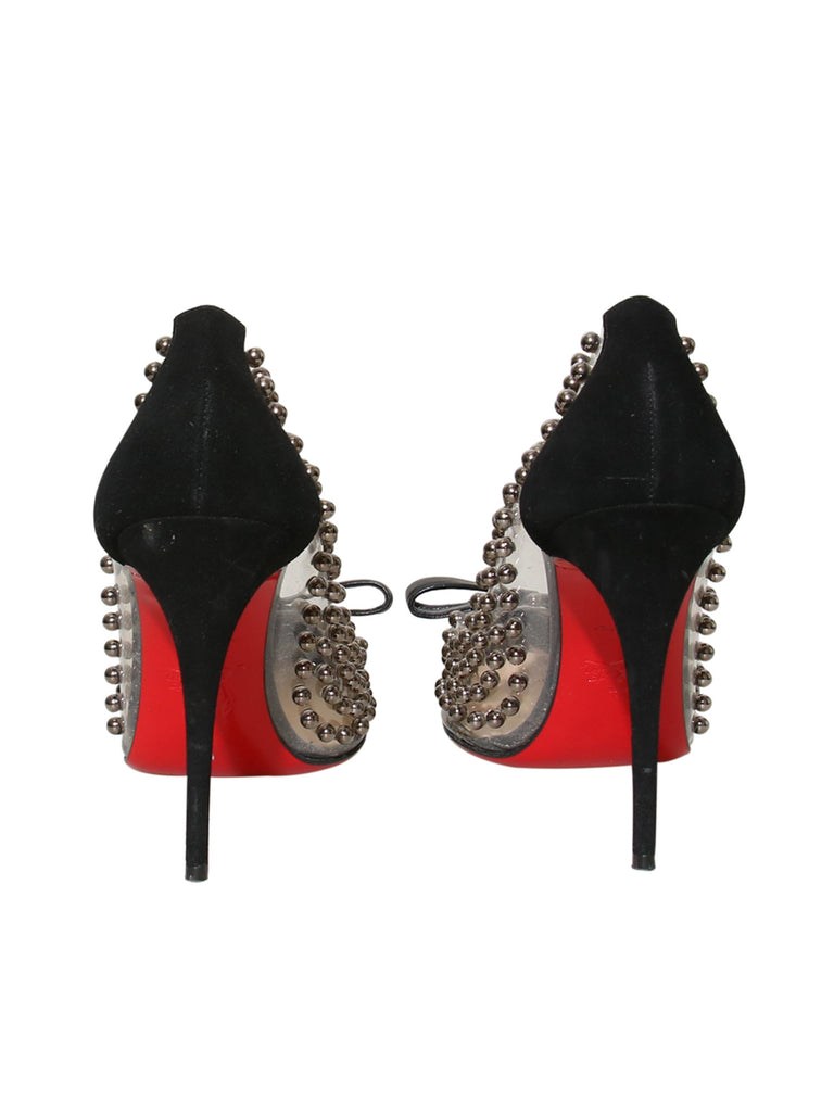 Christian Louboutin Embellished Pointed-Toe Pumps
