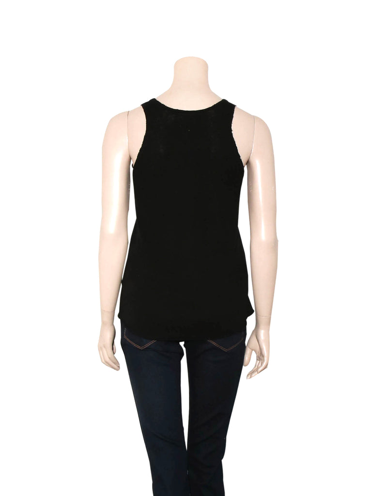 Zadig & Voltaire Embellished Skull Cashmere Tank