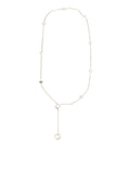 Heart Station Lariat Necklace