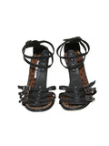 Manolo Blahnik Strappy Leather Sandals