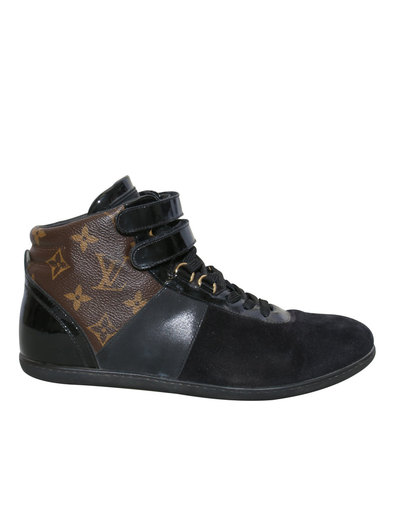 Louis Vuitton Move Up Monogram Canvas and Suede Sneakers