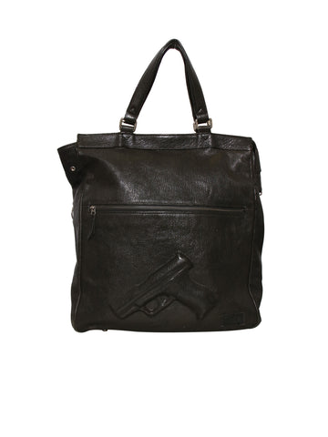 Vlieger & Vandam Guardian Angel Leather Tote Bag