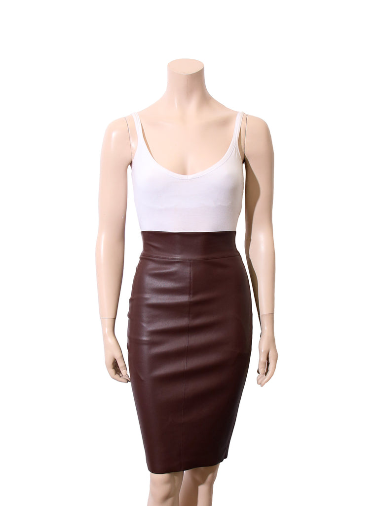 Bailey 44 Faux-Leather Pencil Skirt