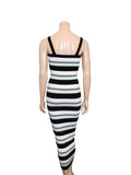 Ronny Kobo Striped Ribbed Dress