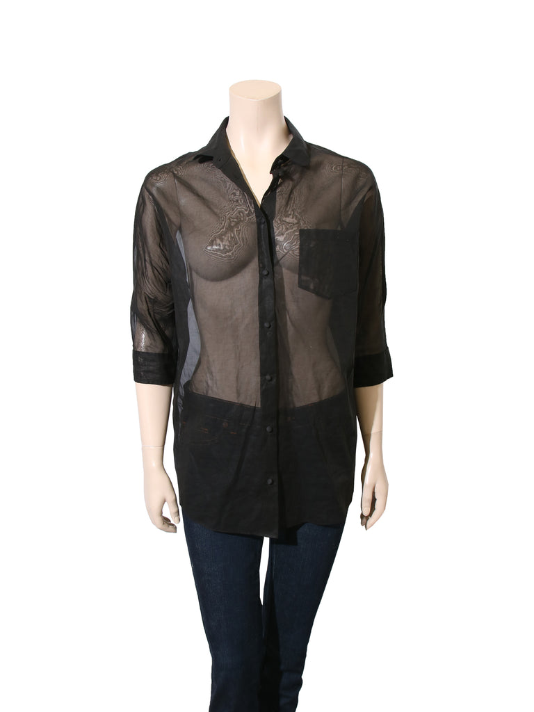 Acne Sheer Blouse