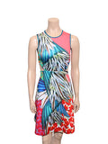 Clover Canyon Printed Cut-Out Dress
