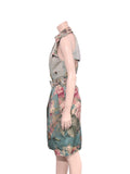 Jean Paul Gaultier Floral Silk Wrap Dress
