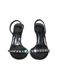 Gucci Embellished Suede Slingback Sandals