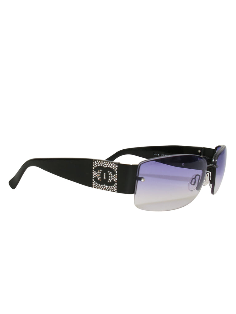 Chanel CC Strass Sunglasses