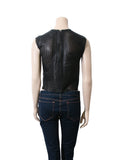 Helmut Lang Perforated Leather Top