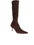Suede Knee-High Boots
