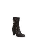 Chloe Leather Buckle Boots
