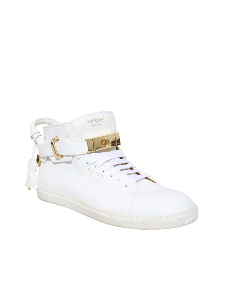 Buscemi High-Top Leather Sneakers