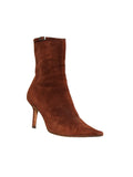 Sergio Rossi Suede Pointed Booties