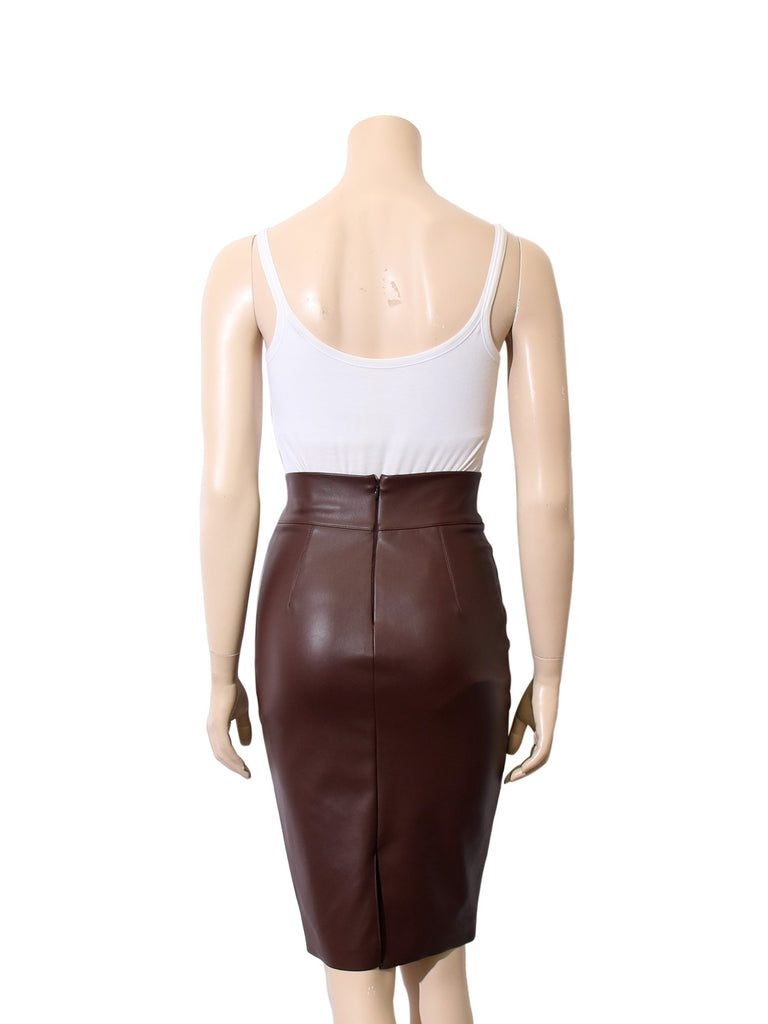 Bailey 44 Faux-Leather Pencil Skirt