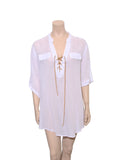 Eberjey Lace-Up Tunic