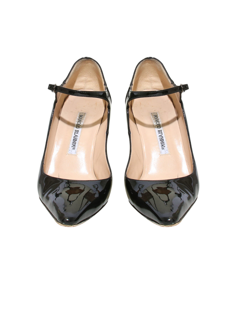 Manolo Blahnik Patent Leather Pointed Pumps