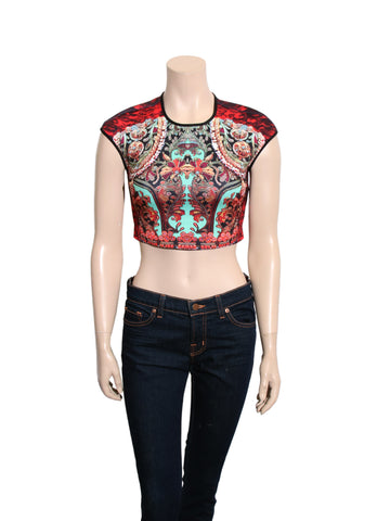 Clover Canyon Printed Cropped Top