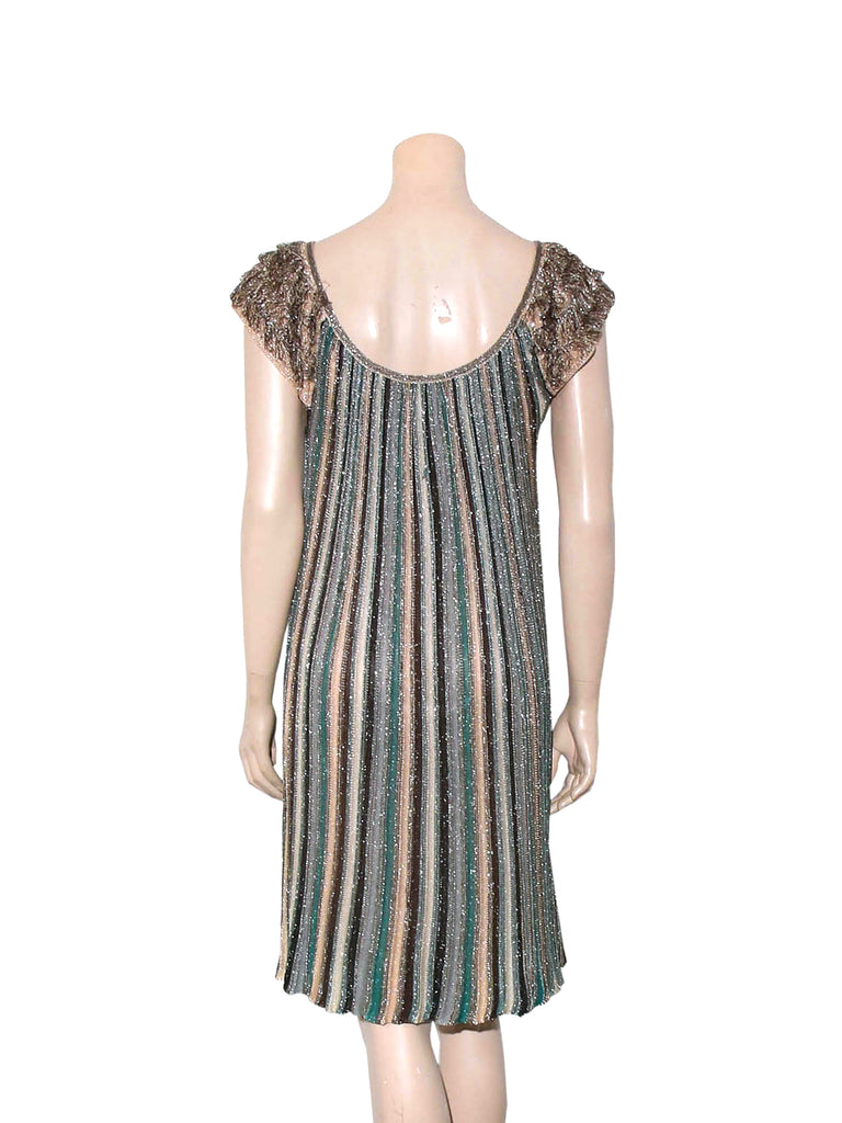 Missoni Fringe Shimmer Knit Dress