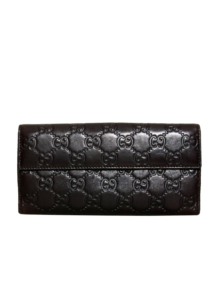 Leather GG Envelope Wallet
