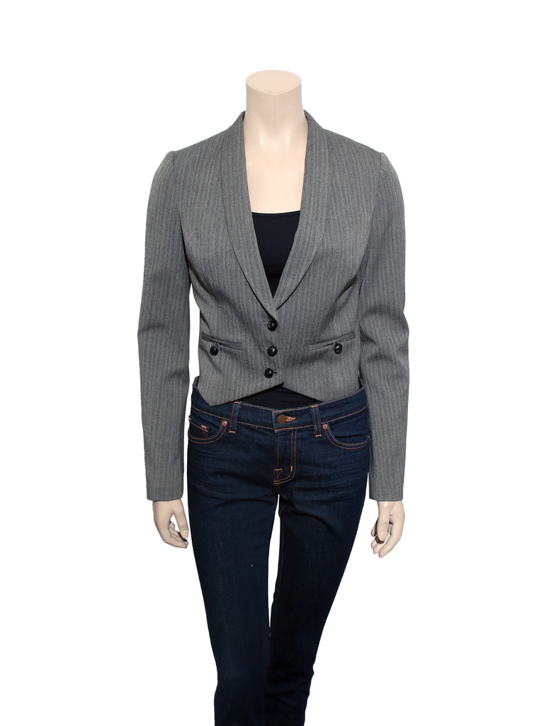 7 For All Mankind Cropped Blazer