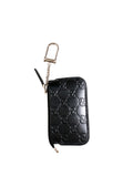 Leather GG Coin Holder Keychain