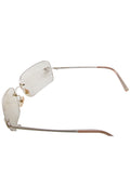 Chanel Vintage Rimless CC Sunglasses