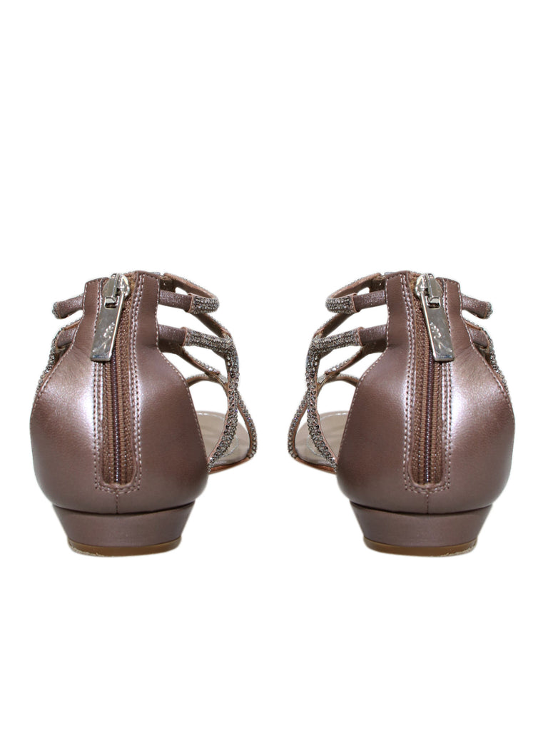 René Caovilla Embellished Leather Sandals