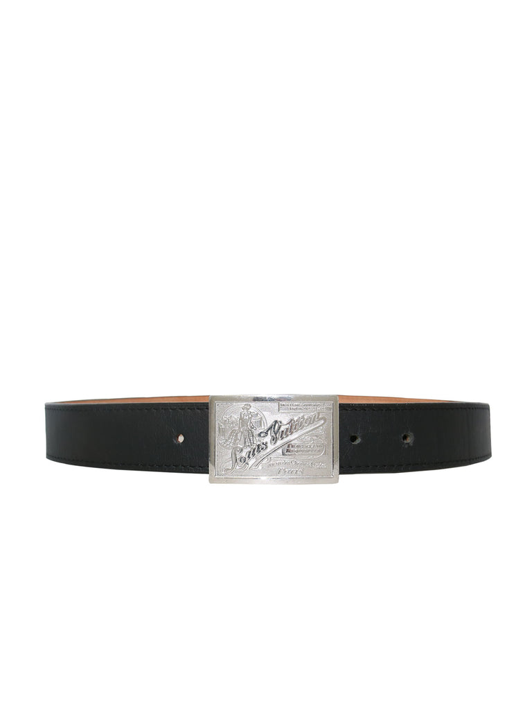Sell Louis Vuitton Travelling Requisites Leather Belt 40 - Black