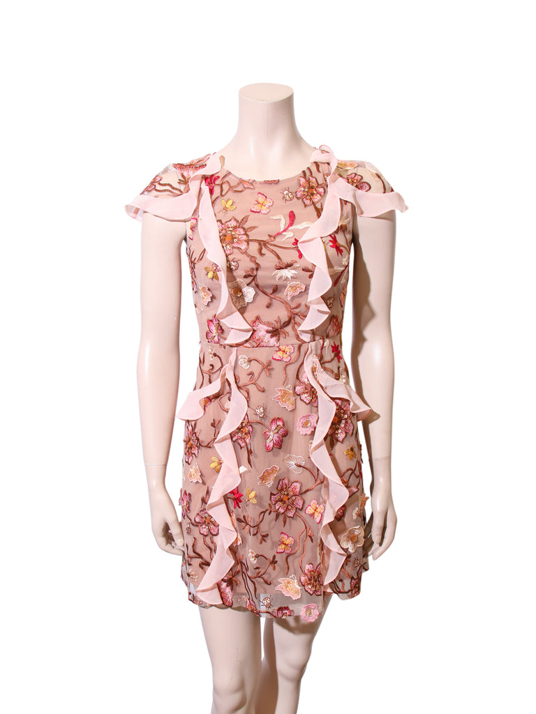 For Love & Lemons Botanic Short Sleeve Dress
