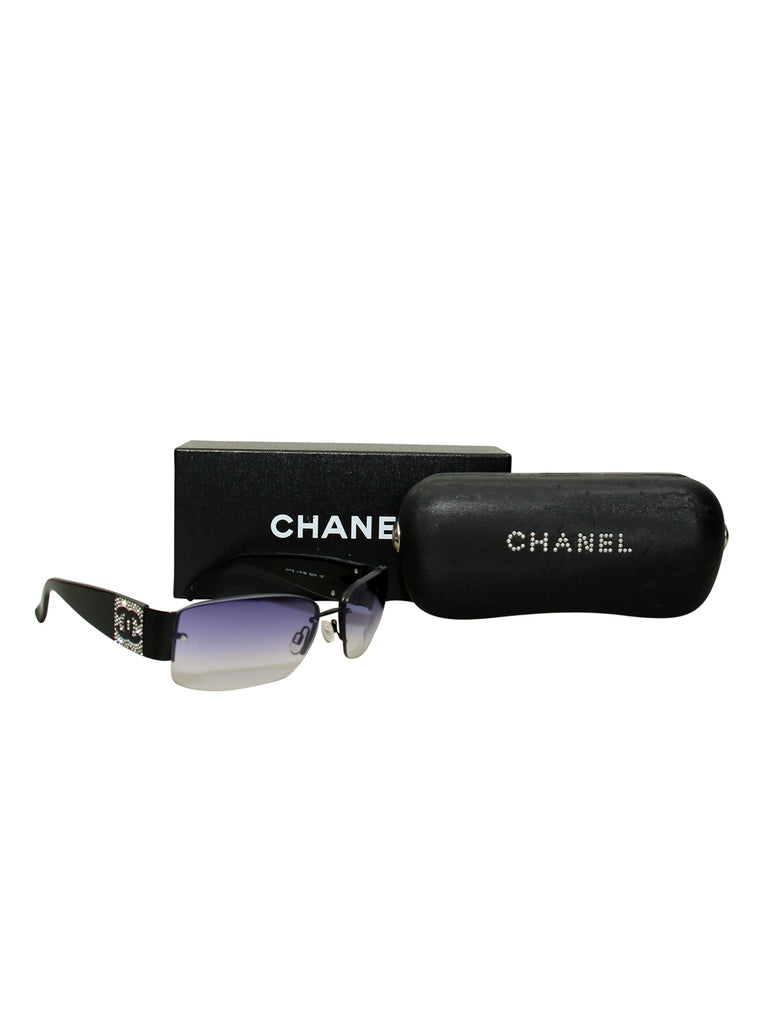 Chanel CC Strass Sunglasses