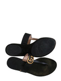 Gucci Marmont Logo-Embellished Leather Sandals