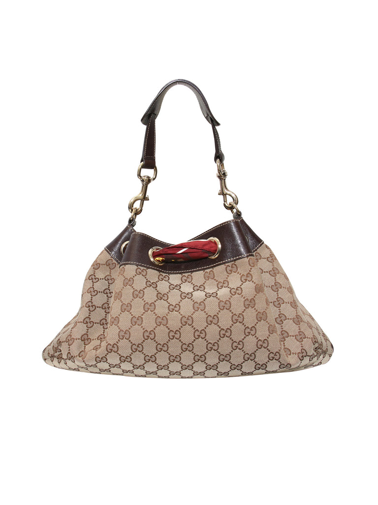 Gucci GG Canvas Positano Shoulder Bag
