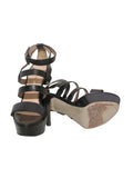 Armani Platform Leather Sandals